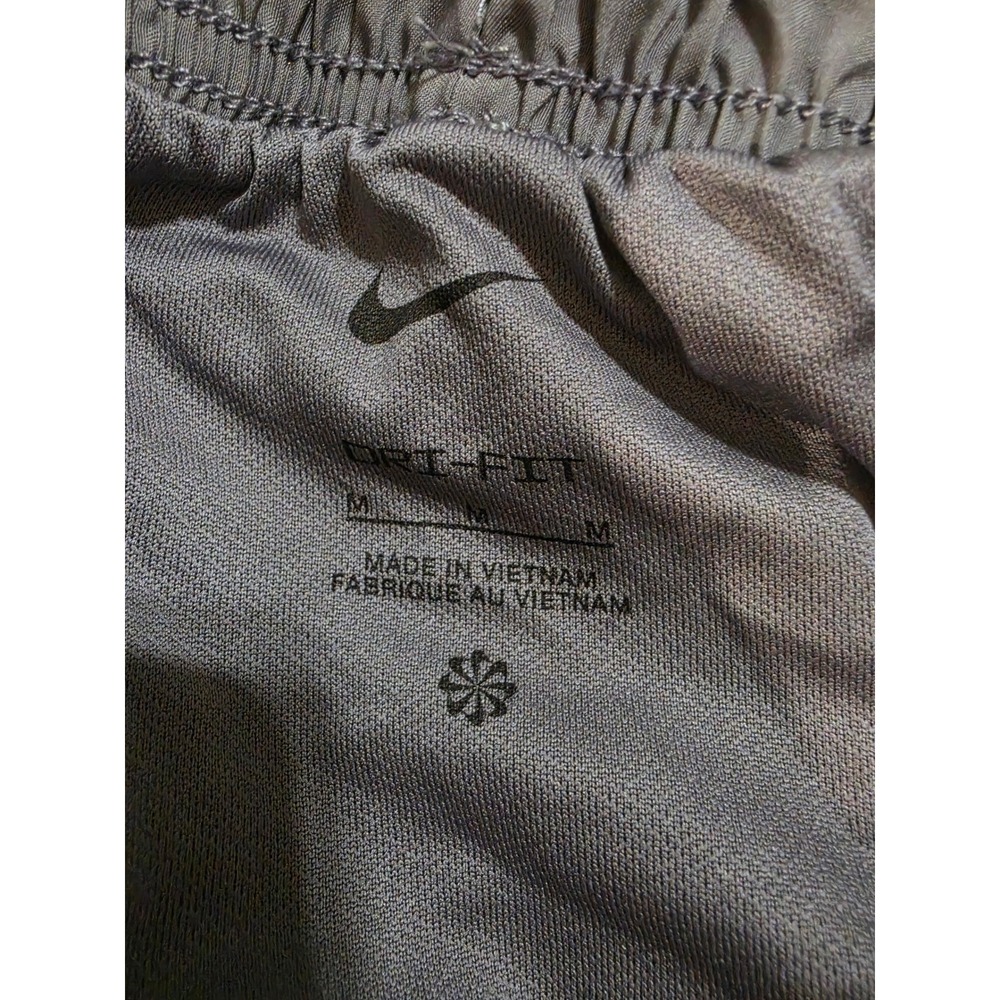 Nike Dri-FIT Tempo Running Shorts Womens Medium Gray Athletic Mesh Activewear - Picture 4 of 6
